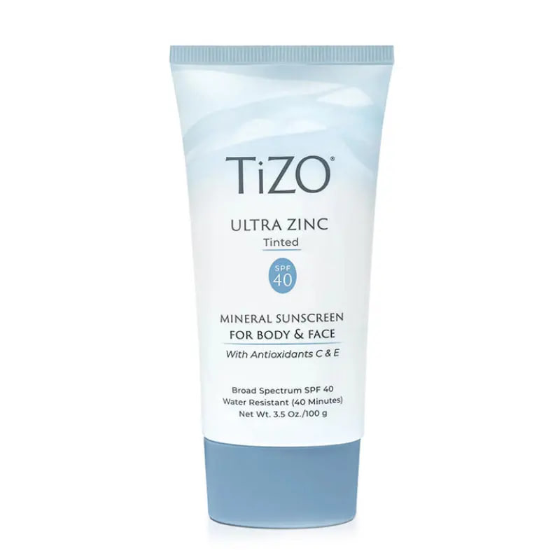 TiZO Ultra Zinc Body & Face Tinted SPF 40 100ml - Мінеральний тонувальний сонцезахисний крем